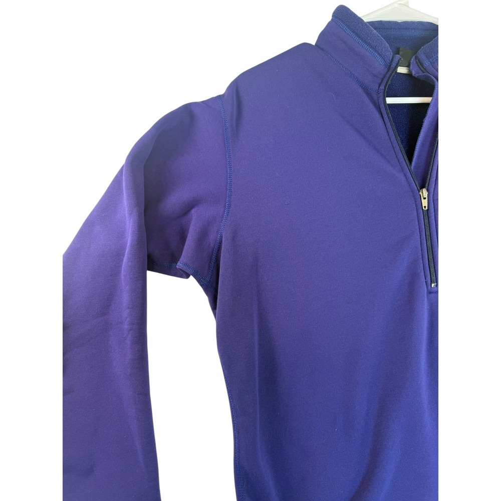 Patagonia Jacket Mens M Purple Fleece Lined Half Zip Running Training Athleisure - Picture 5 of 10
